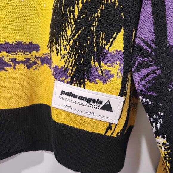 Palm Angels palm sunset turtleneck sweater Size large - Picture 6 of 7